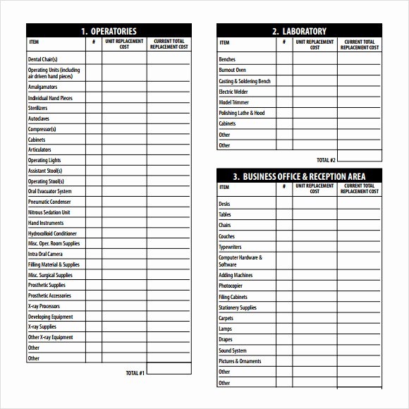 Office Supplies List Template Luxury Sample Supply Inventory Template 12 Free Documents