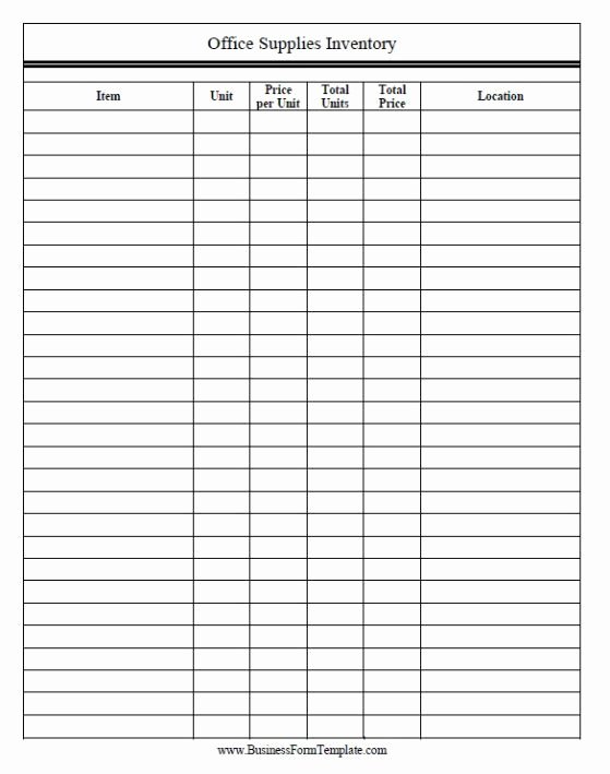 Office Supply Inventory Template Elegant Fice Supplies Inventory Sheet Template