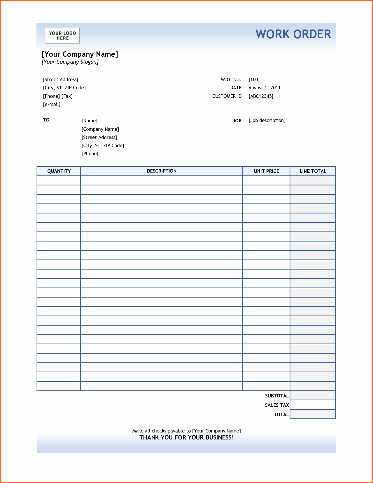 Order form Template Excel Luxury 7 Excel order form Template Bookletemplate