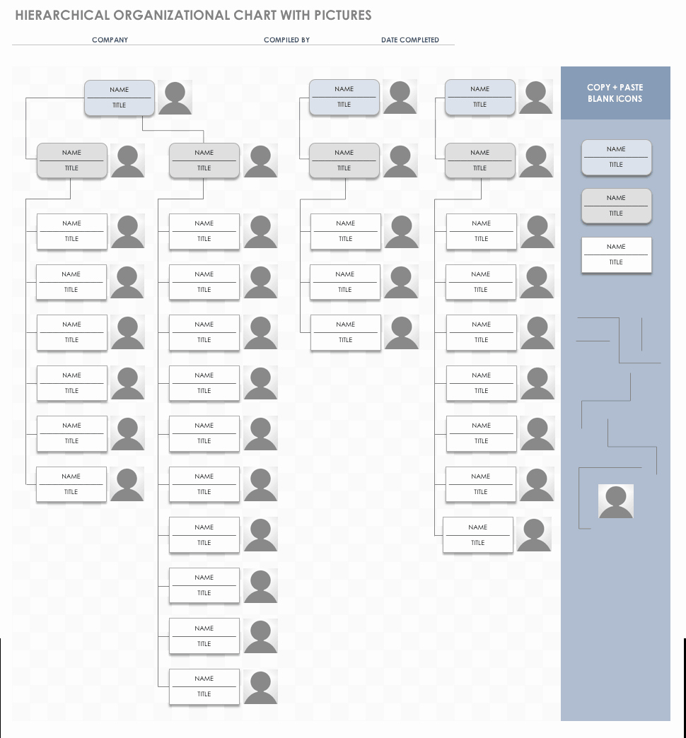 Organizational Chart Template Free Lovely Free org Chart Templates for Excel