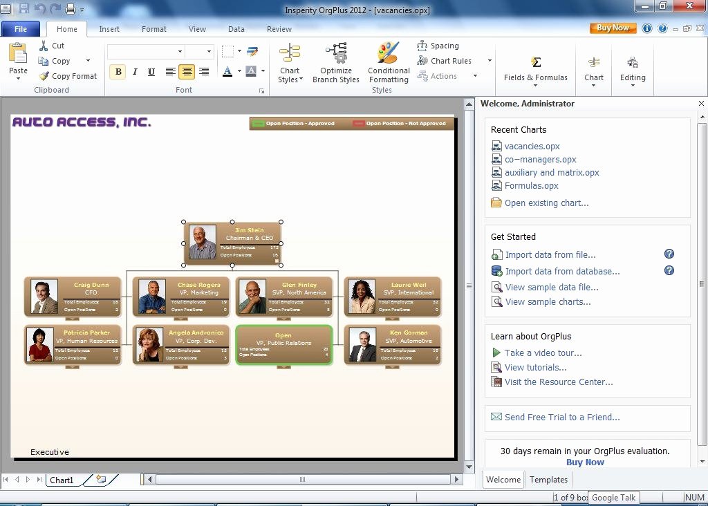 create professional looking organizational charts with images using orgplus