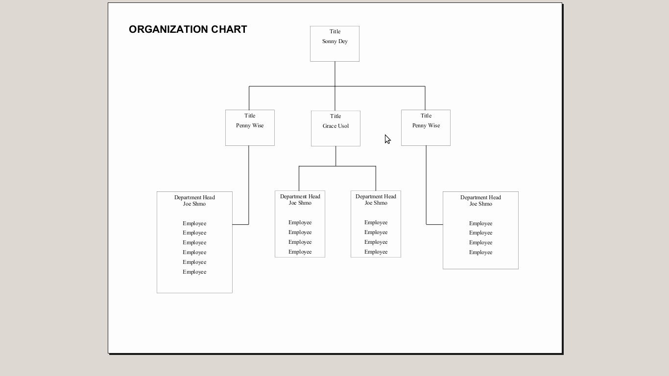 Organizational Chart Template Word Inspirational Playing with Sid How Do You Create An organization Chart