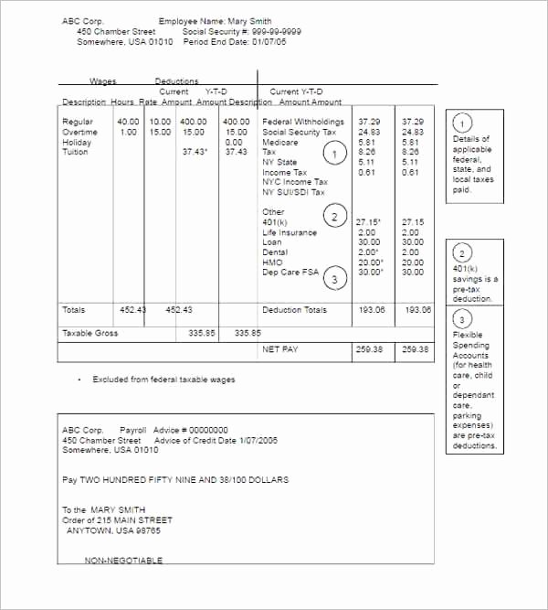 Pay Stub Template Pdf Awesome 62 Free Pay Stub Templates Downloads Word Excel Pdf Doc