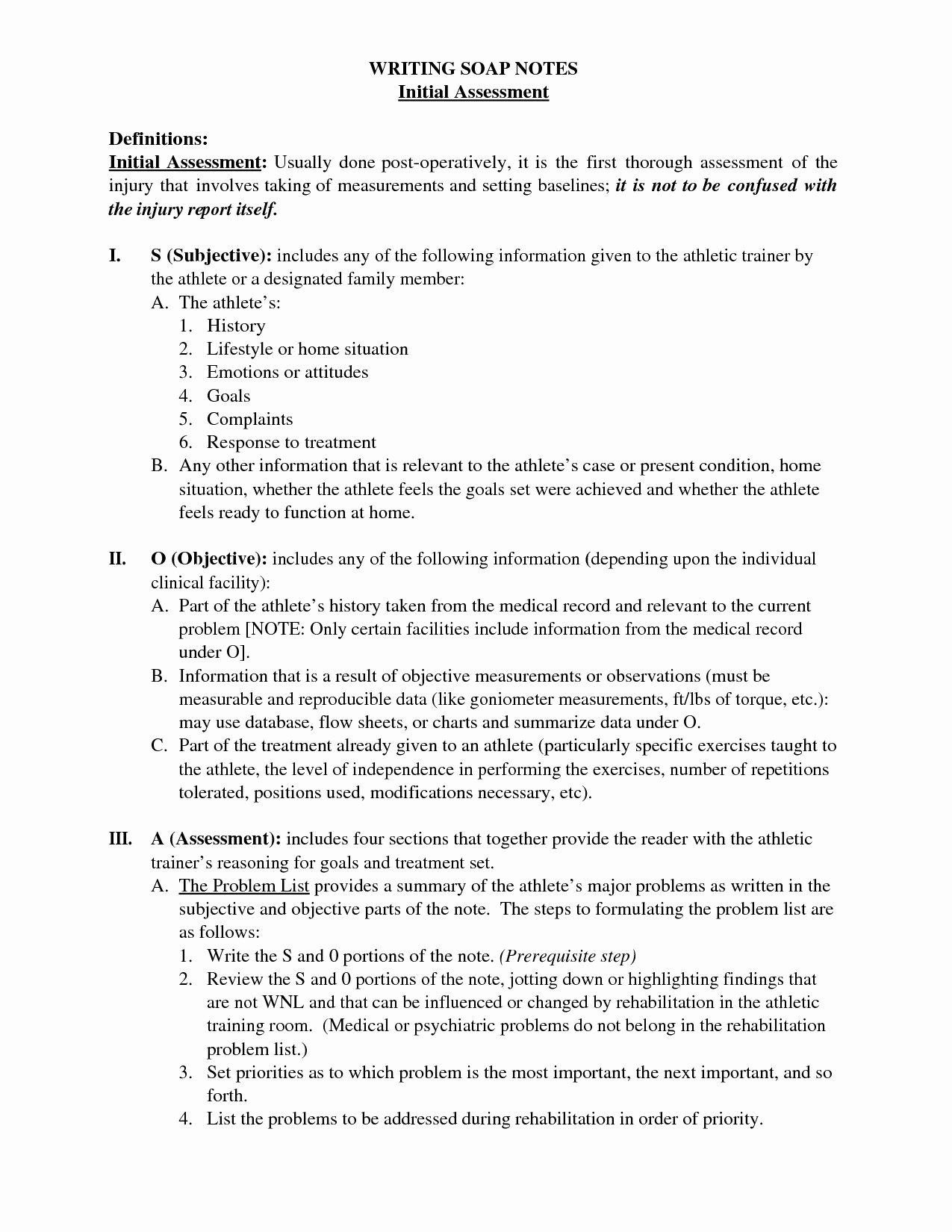 Pediatric soap Note Template Best Of Otcats Occupational therapy Critically
