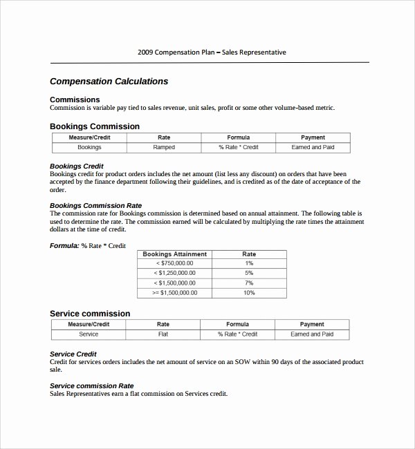 40 Performance Based Bonus Plan Template Markmeckler Template Design