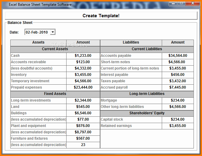 Personal Balance Sheet Template Excel Beautiful Personal Balance Sheet Excel