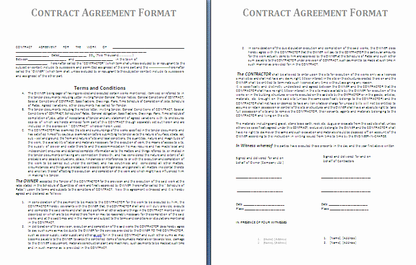 Personal Service Contract Template Awesome Free Printable Personal Training Contract Template form