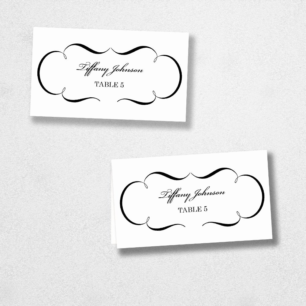 Place Card Template Word Fresh Avery Place Card Template Instant Download Escort Card