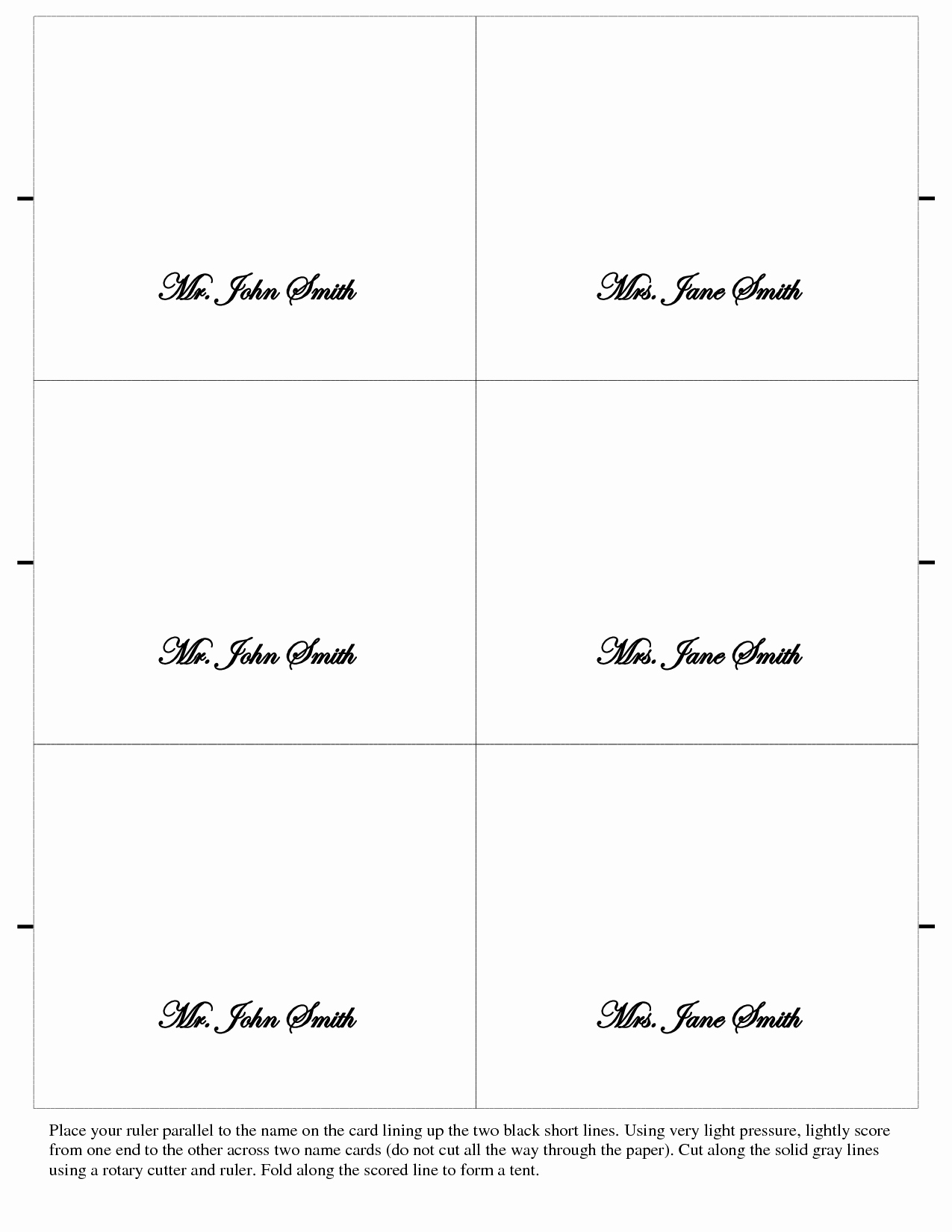 Placement Card Template Word Lovely Card Printable Gallery Category Page 42