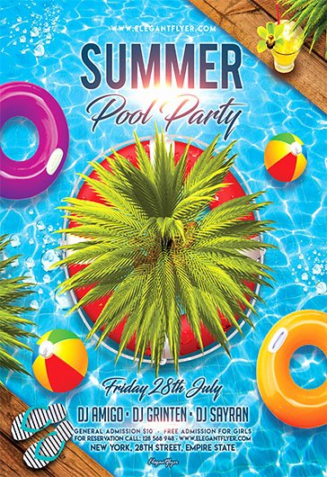 Pool Party Flyers Templates Free New Free Flyers Templates and Premium Flyers