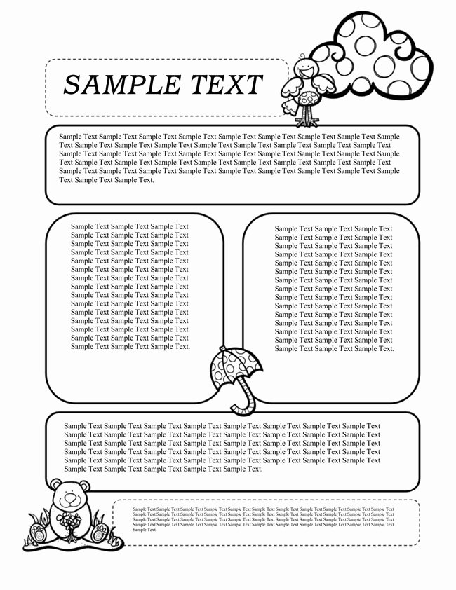Preschool Newsletter Templates Free Unique 16 Preschool Newsletter Templates Easily Editable and
