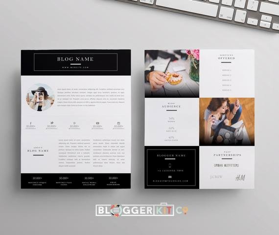 Press Kit Template Word Fresh Two Page Media Kit Template Press Kit Template Electronic