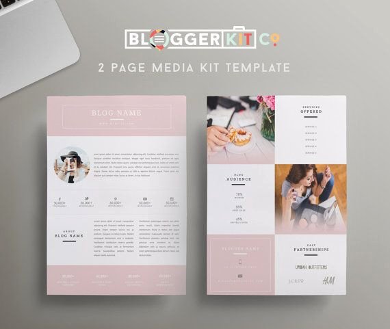 Press Kit Template Word New Two Page Media Kit Template