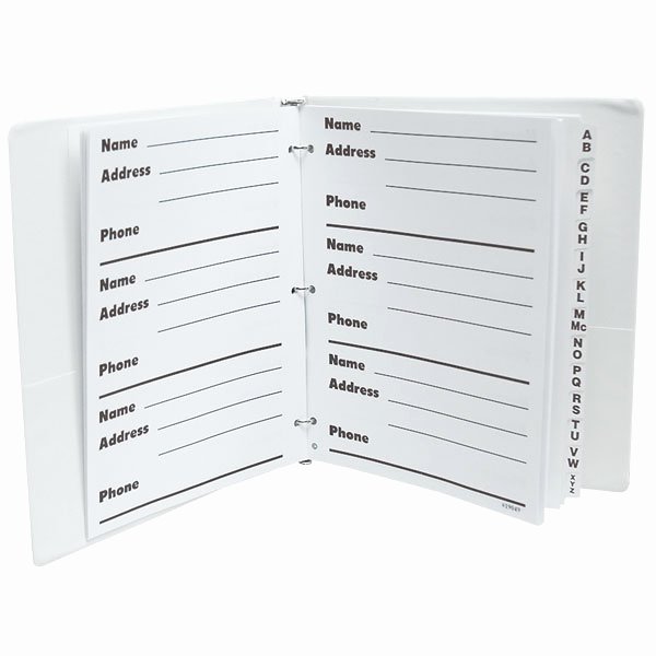 Printable Address Book Template Best Of Maxiaids