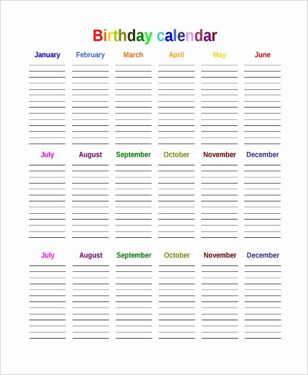 Printable Countdown Calendar Template Fresh the Birthday Countdown Calendar Template is A Simple