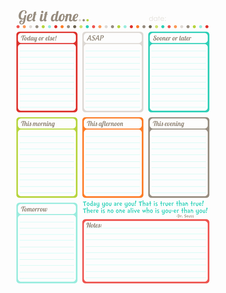 Printable Daily Planner Template Best Of 8 Amazingly Free Printable Daily Planners to Keep You