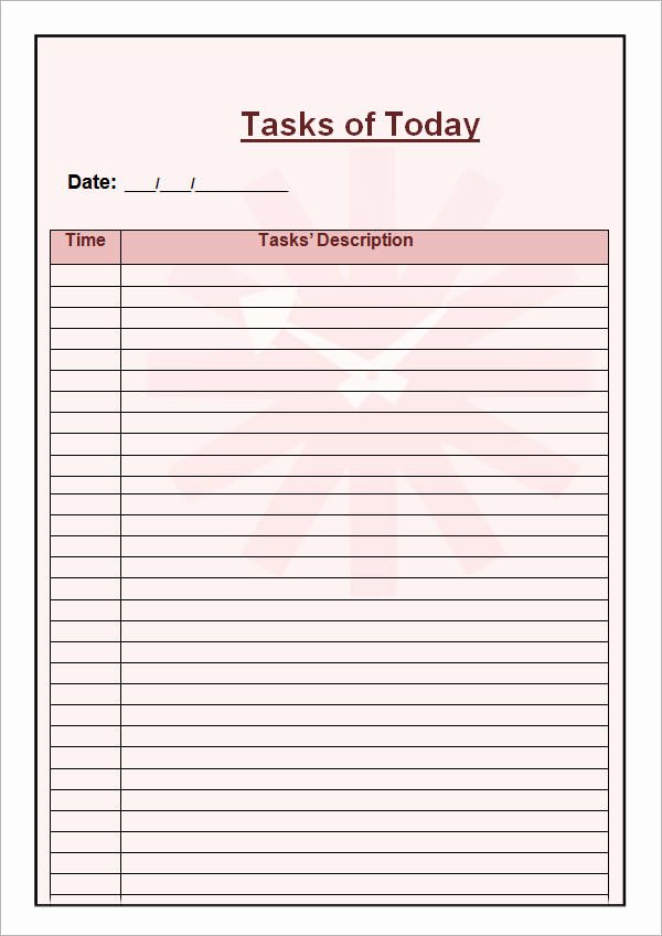 Printable Daily Planner Template Luxury 46 Of the Best Printable Daily Planner Templates