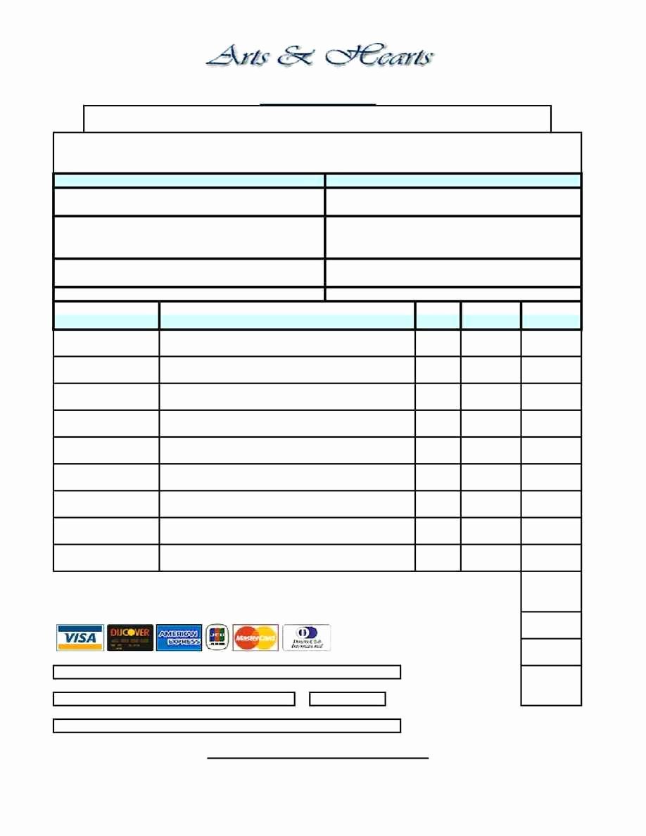 Printable order form Templates New Free Printable order forms
