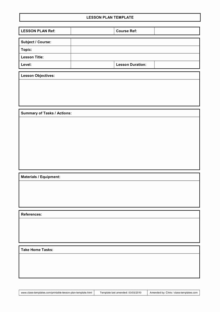Printable Weekly Lesson Plan Template New Best 25 Lesson Plan Templates Ideas On Pinterest