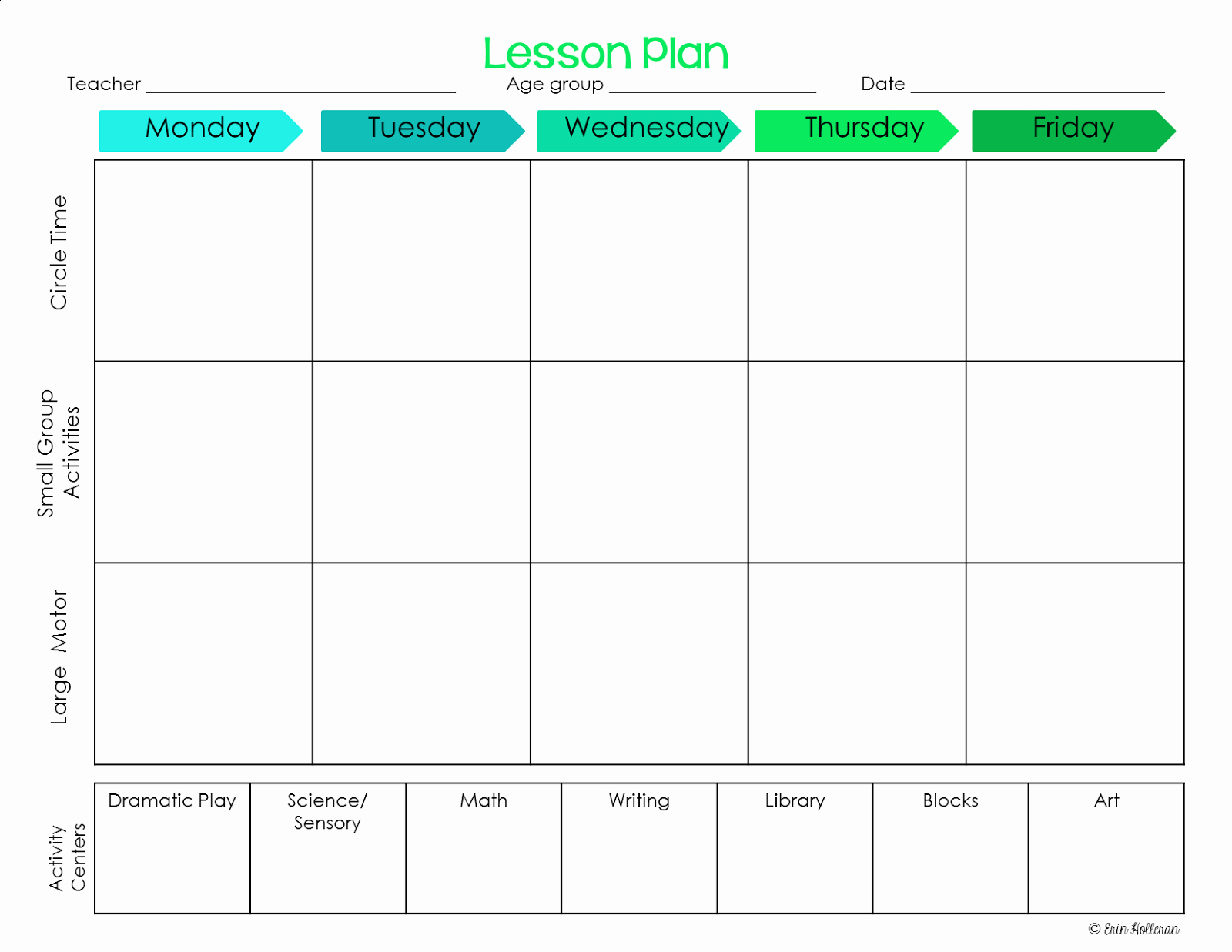 40 Printable Weekly Lesson Plan Templates Markmeckler Template Design 40 Printable Weekly Lesson Plan Templates Markmeckler Template Design