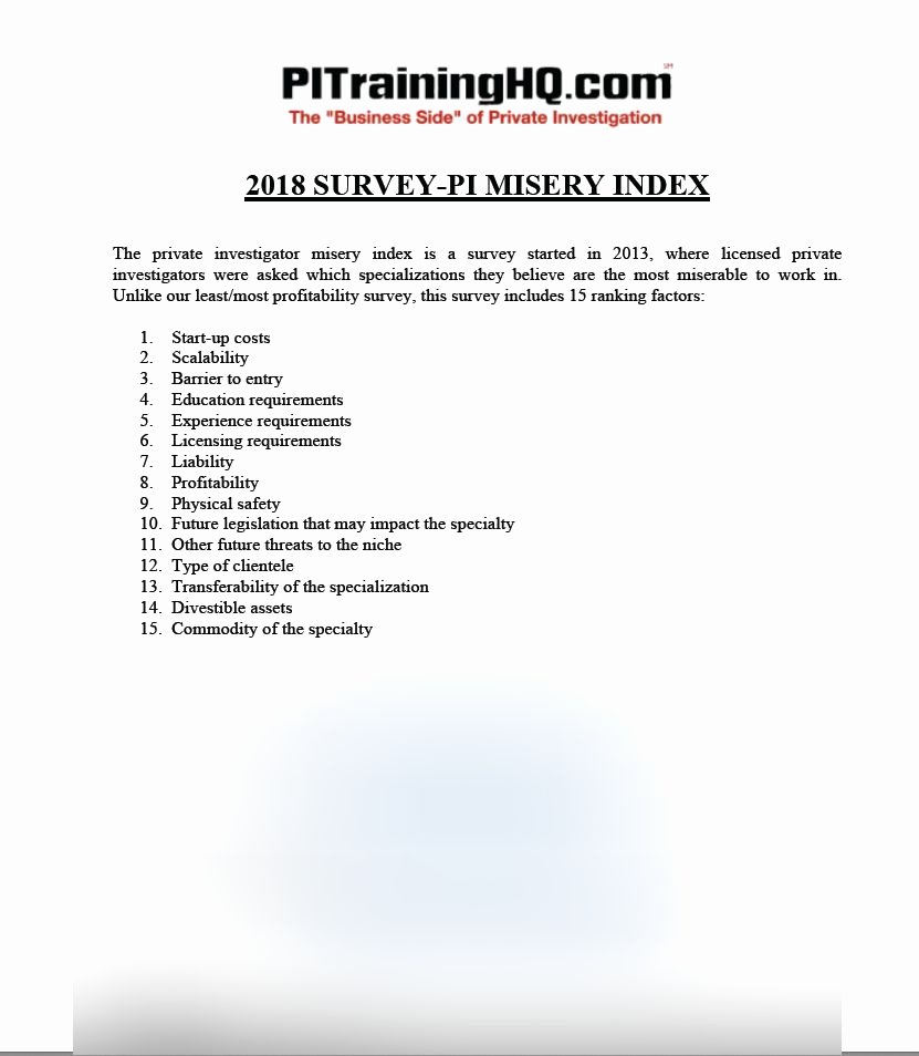Private Investigator Report Templates Awesome P I forms Pitraininghq
