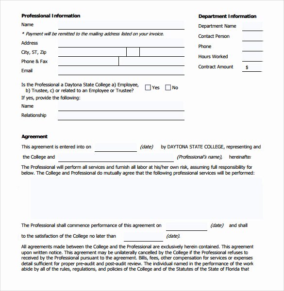 Professional Services Agreement Template Elegant Sample Professional Services Agreement 12 Free In Pdf Word