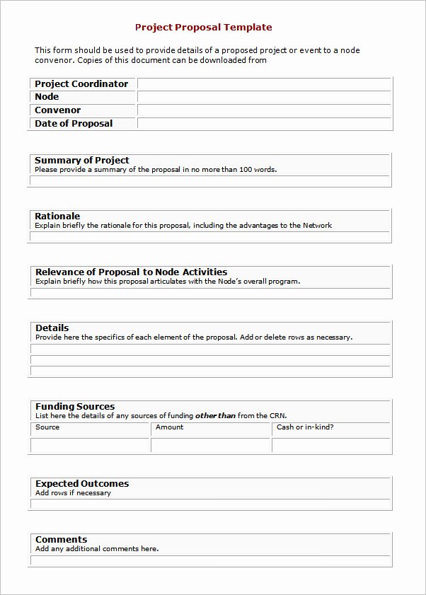 Project Proposal Template Word Best Of 20 Free Project Proposal Template Ms Word Pdf Docx