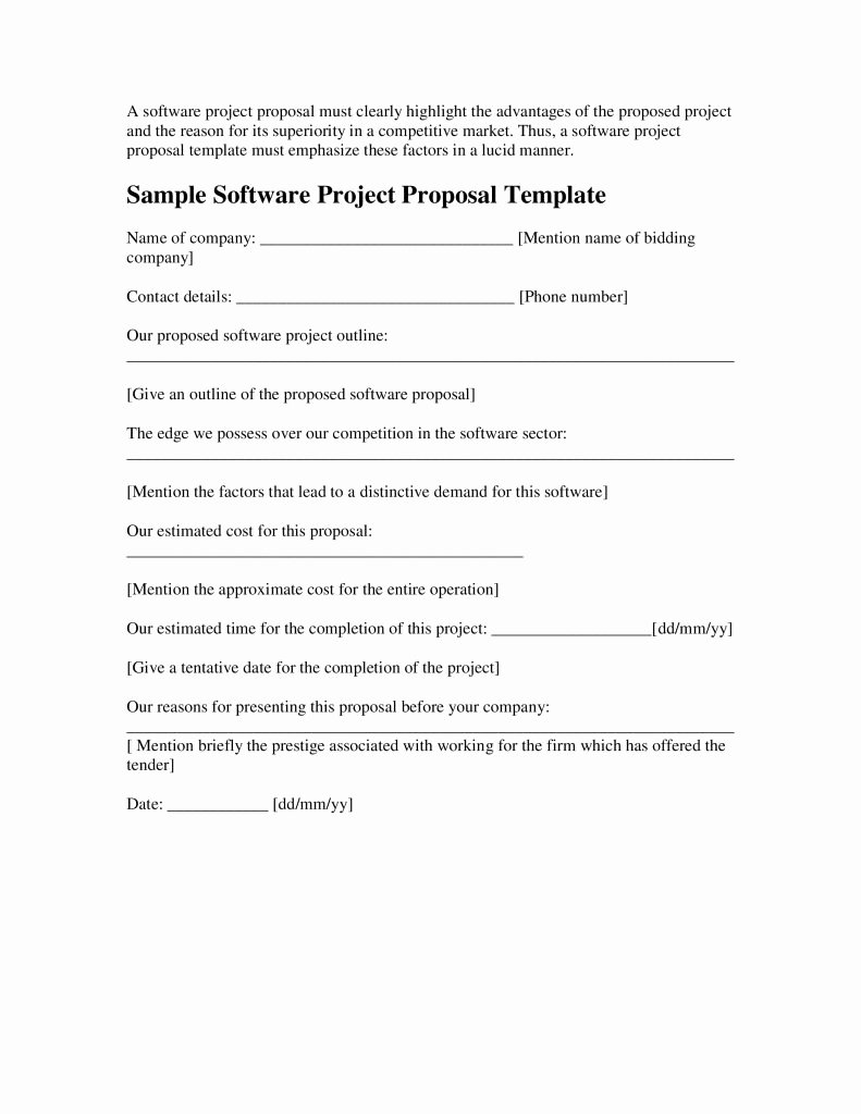 Project Proposal Template Word Elegant 20 Free Project Proposal Template Ms Word Pdf Docx