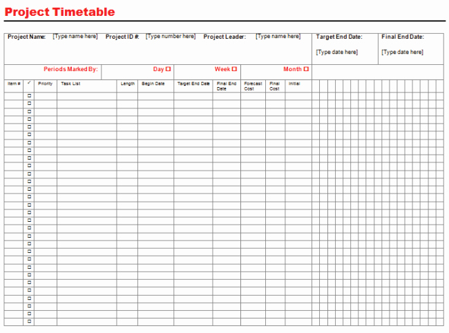 Project Timeline Template Word Beautiful Project Timeline Template for Excel and Word