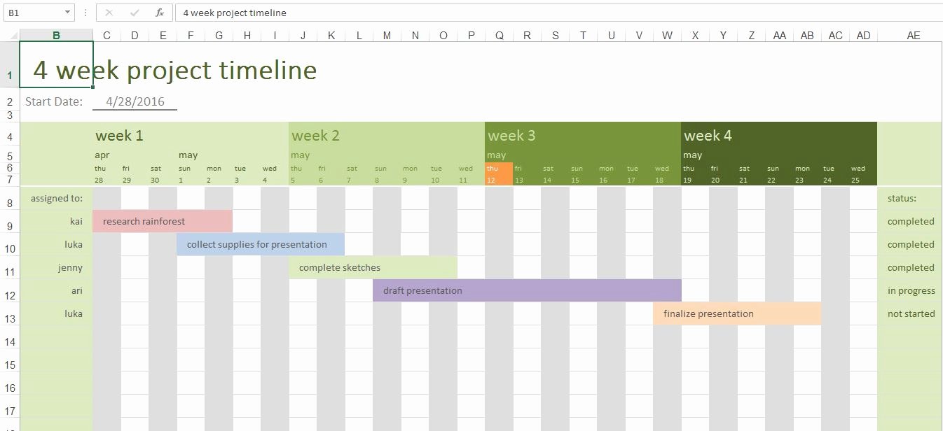 Project Timeline Template Word Best Of Project Timeline Template Word