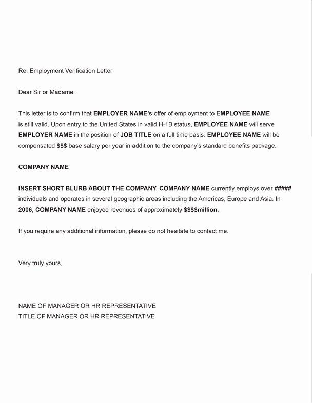 Proof Of Employment Letter Template Best Of Free Printable Letter Employment Verification form