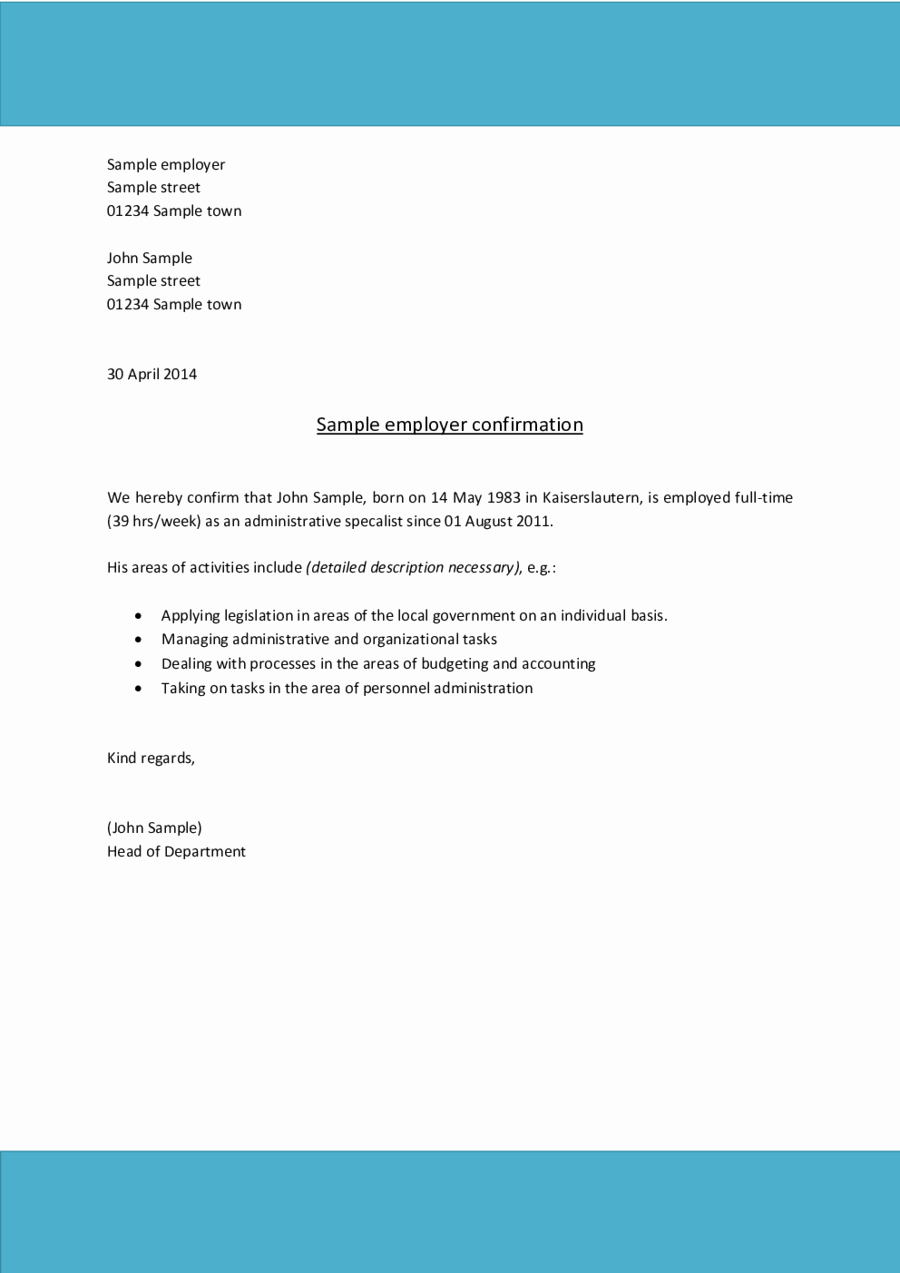 Proof Of Employment Letter Template Inspirational 2019 Proof Of Employment Letter Fillable Printable Pdf