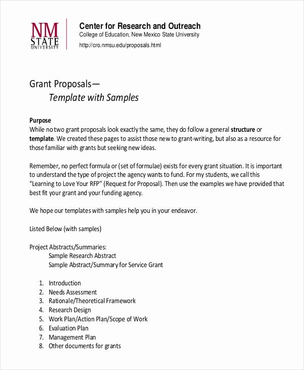 Proposal for Funding Template Luxury 11 Grant Proposal Examples &amp; Samples Pdf Word Pages
