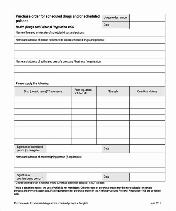 Purchase order Request form Template Awesome Purchase order Template 10 Download Free Documents In