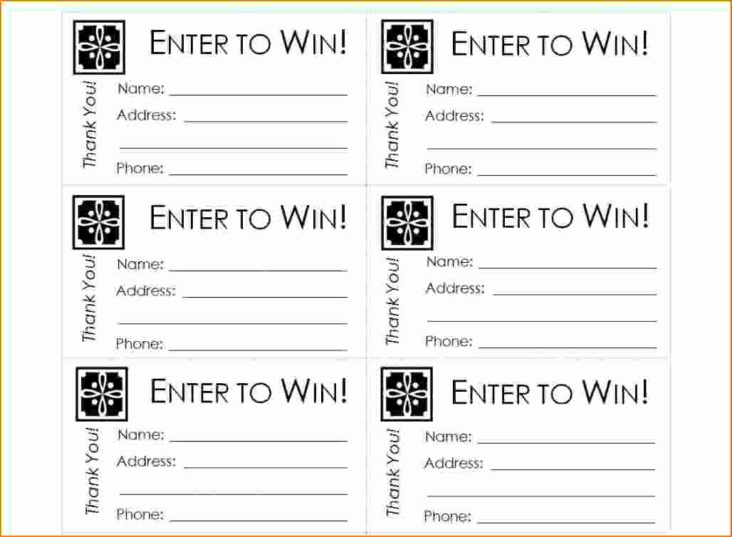 Raffle Ticket Template Free Lovely 3 Printable Raffle Ticket Template