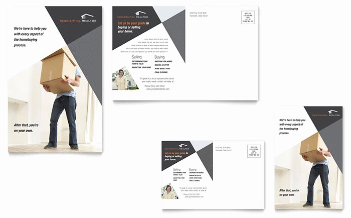 Real Estate Postcard Templates Awesome Contemporary &amp; Modern Real Estate Postcard Template Design
