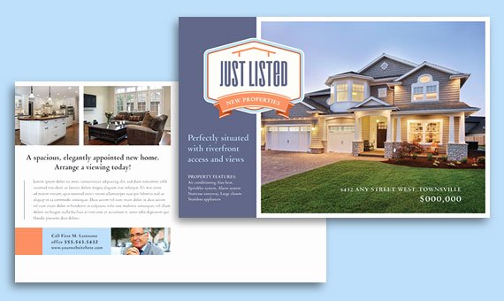 Real Estate Postcard Templates Awesome Real Estate Marketing Postcards – Quick &amp; Easy Templates