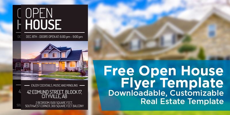 Real Estate Postcards Templates Free Best Of Free Open House Flyer Template – Downloadable