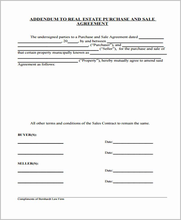 Real Estate Sale Contract Template Luxury Free 29 Sample Sales Agreement forms