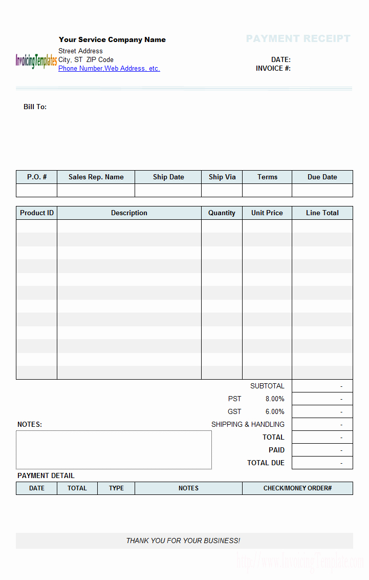 Receipt for Services Template Best Of Free Template Receipt form Google Search