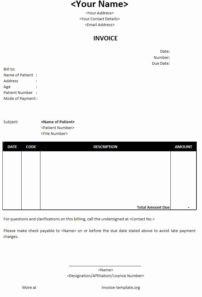 Receipt for Services Template New 7 Example Of Invoice for Services Rendered
