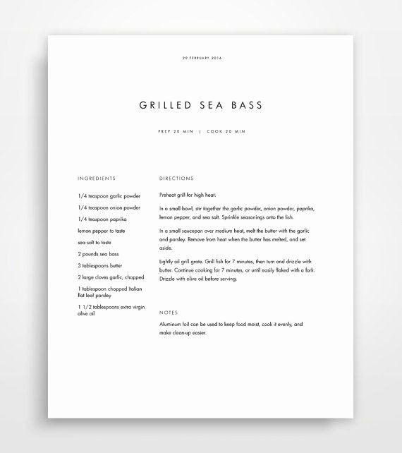 Recipe Template for Mac New 25 Best Ideas About Recipe Templates On Pinterest