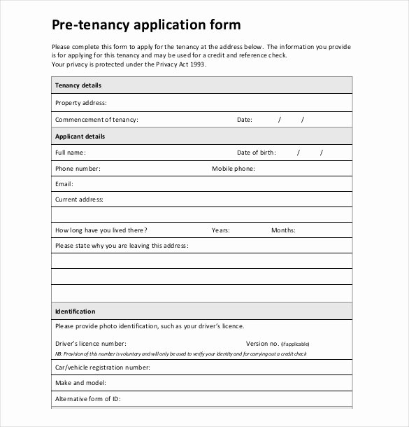Registration form Template Word Luxury Registration form Template Free Download