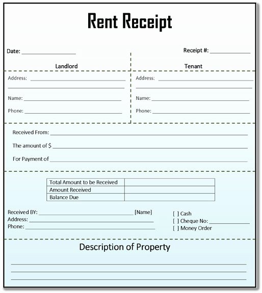 Rent Receipts Template Word Fresh 8 House Rent Receipt Template In Doc Pdf format
