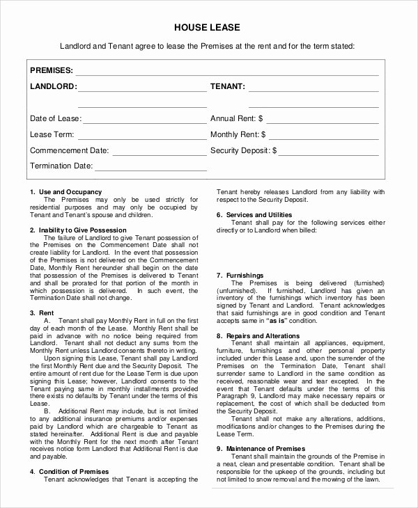 Rental Contract Template Word Best Of Agreement format Sample 32 Examples In Word Pdf