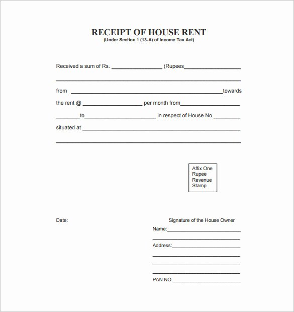Rental Receipts Template Word Lovely 35 Rental Receipt Templates Doc Pdf Excel