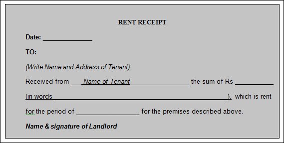 Rental Receipts Template Word New Free 21 Rent Receipt Templates In Google Docs