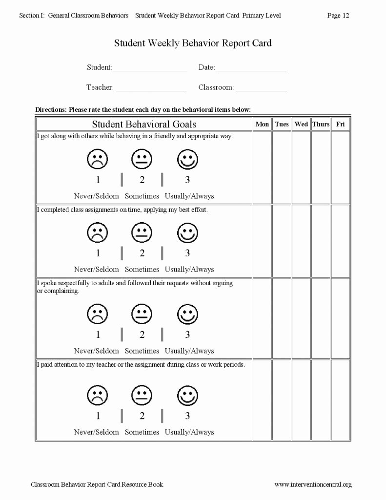 Report Card Template Free Inspirational Report Card Template 33 Free Word Excel Documents