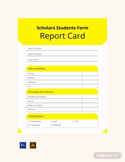 Report Card Template Free Luxury Free High School Report Card Template Download 154