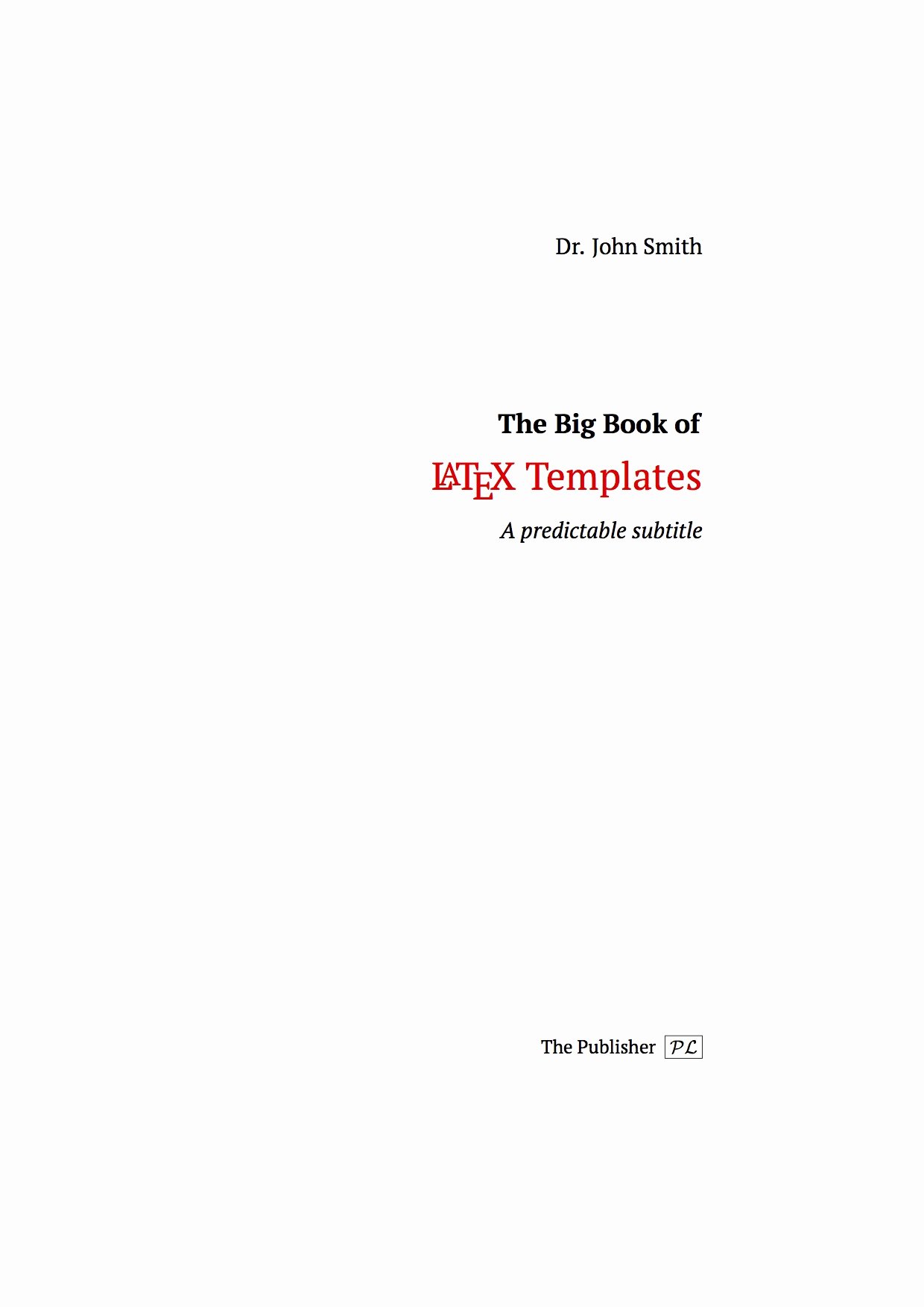 Report Cover Page Template Awesome Latex Templates Title Pages
